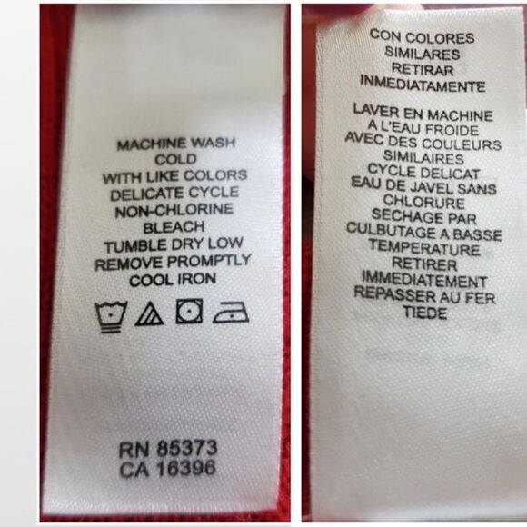 New Emma James Sweater Women's Red X-large Button Down  - Picture 16 of 16